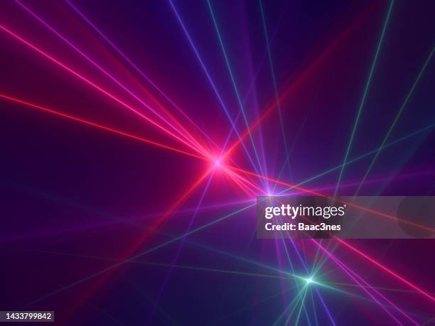 laser light - abstract digital line art - laser imagens e fotografias de stock