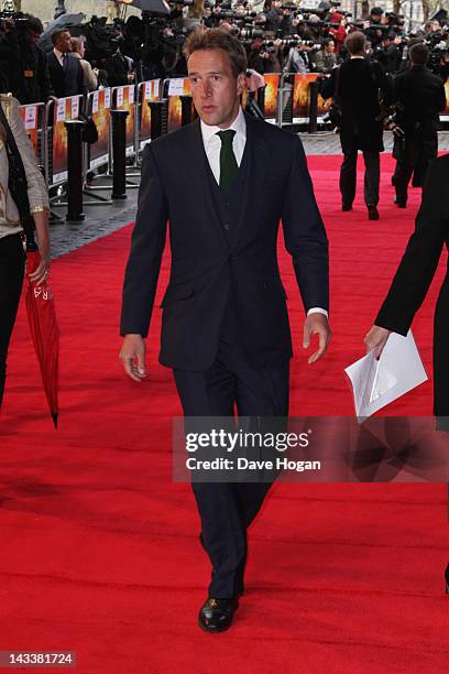 Ben Fogle attends the UK premiere of African Cats in aid of Tusk at The BFI Southbank on April 25, 2012 in London, England.