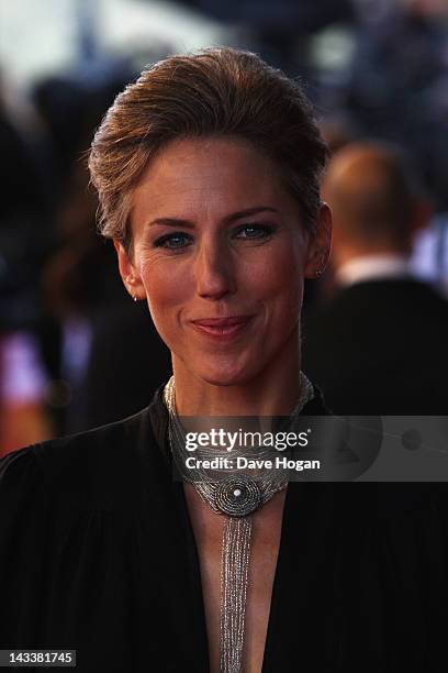 Sophie Darlington attends the UK premiere of African Cats in aid of Tusk at The BFI Southbank on April 25, 2012 in London, England.