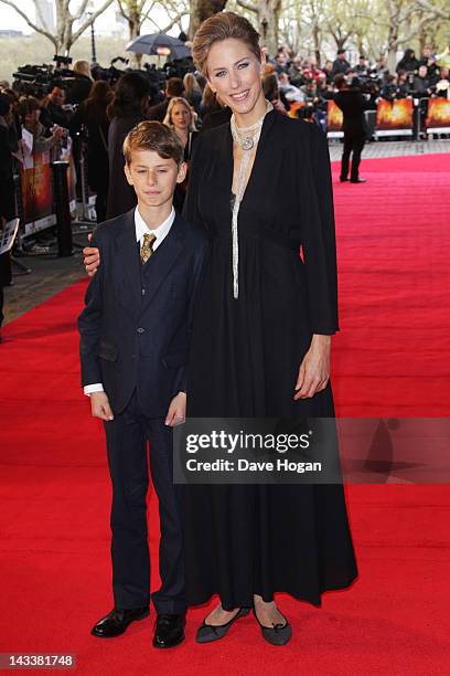 Sophie Darlington attends the UK premiere of African Cats in aid of Tusk at The BFI Southbank on April 25, 2012 in London, England.