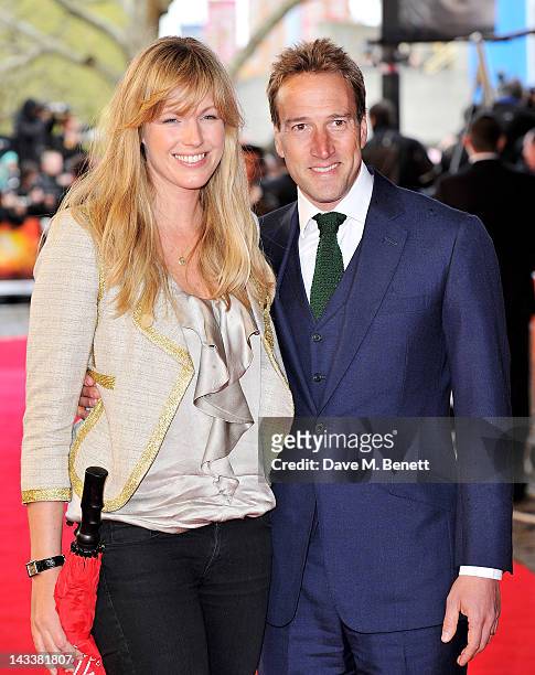 Marina Fogle and Ben Fogle attend the UK Premiere of 'African Cats' in aid of Tusk at BFI Southbank on April 25, 2012 in London, England.