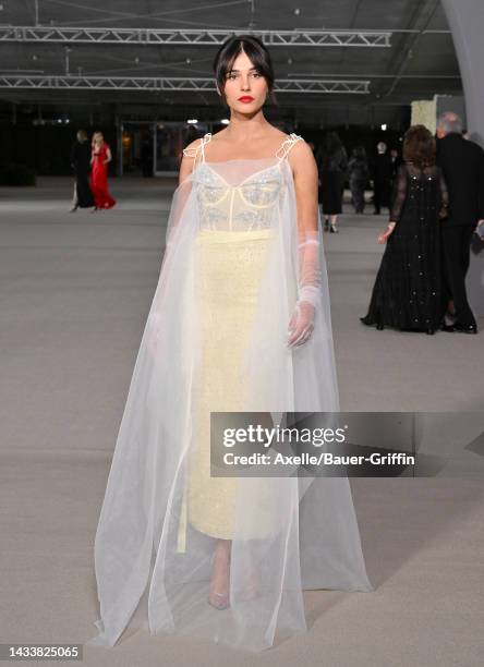 Naomi Scott attends the 2nd Annual Academy Museum Gala at Academy Museum of Motion Pictures on October 15, 2022 in Los Angeles, California.