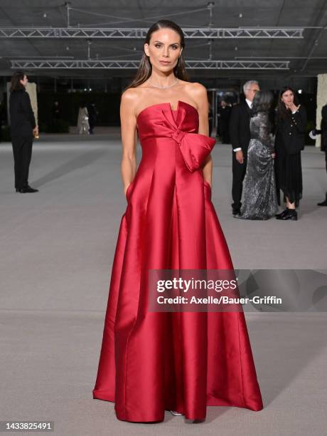 Nina Seničar attends the 2nd Annual Academy Museum Gala at Academy Museum of Motion Pictures on October 15, 2022 in Los Angeles, California.