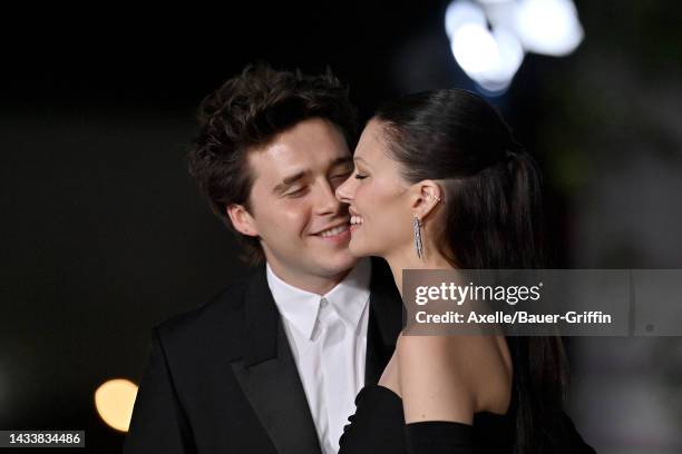 Brooklyn Peltz Beckham and Nicola Peltz Beckham attend the 2nd Annual Academy Museum Gala at Academy Museum of Motion Pictures on October 15, 2022 in...