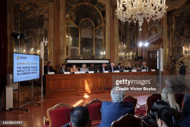 Noubar Afeyan, Co-Founder, Aurora Humanitarian Initiative, Mirza Dinnayi, 2019 Aurora Prize Laureate, Shirin Ebadi, Aurora Prize Selection Committee...