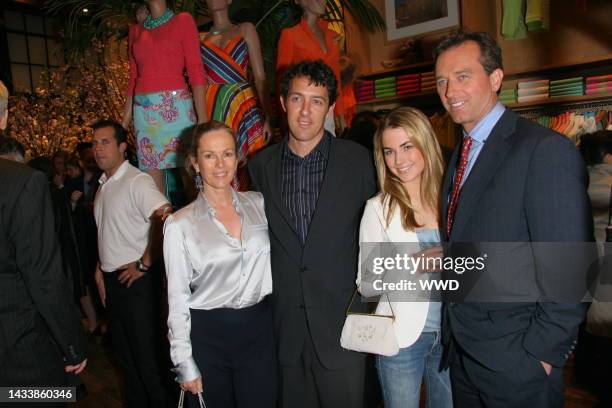 Anne Hearst, Alex Matthiessen, Amanda Hearst and Robert F. Kennedy, Jr. Attend a Riverkeeper event hosted by David Lauren at Ralph Lauren SoHo.