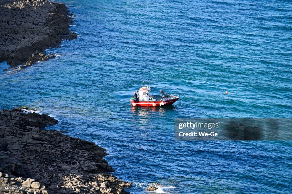 Small trawler near Erquy, Cotes d'Armor