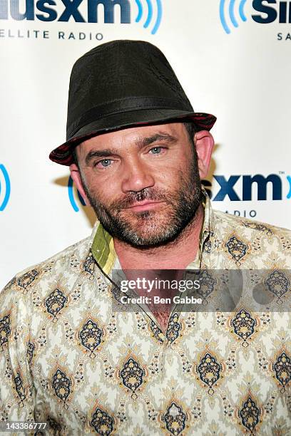 Russell Hantz visits SiriusXM Studio on April 25, 2012 in New York City.