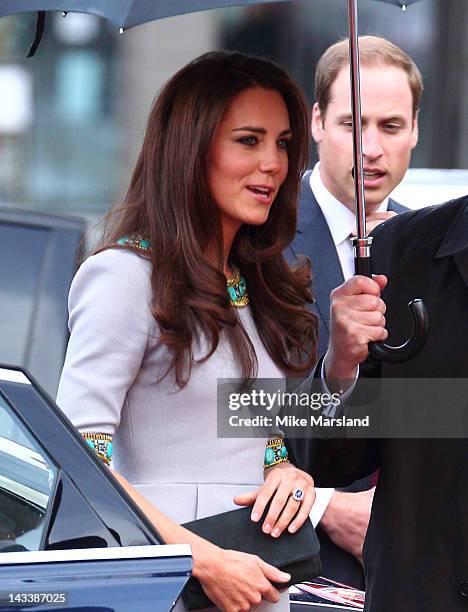 Catherine Duchess of Cambridge and Prince William, Duke of Cambridge attends the UK premiere of African Cats, in aid of Tusk charity at BFI Southbank...