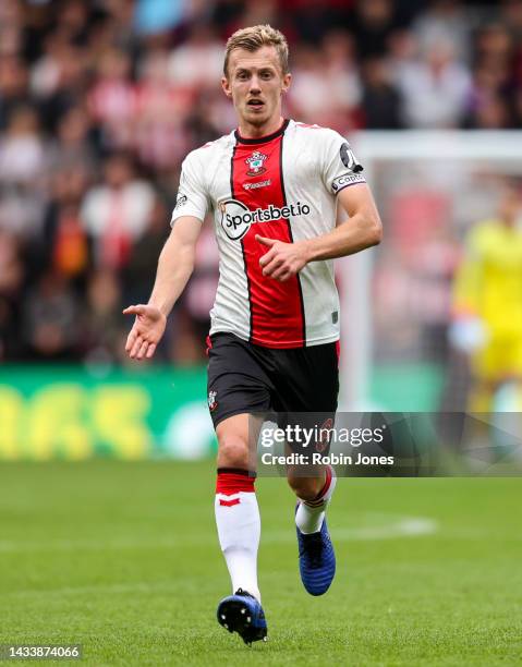 James Ward-Prowse of Southampton during the Premier League match between Southampton FC and West Ham United at Friends Provident St. Mary's Stadium...