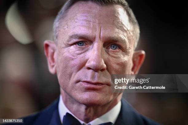 Daniel Craig attends the "Glass Onion: A Knives Out Mystery" European Premiere Closing Night Gala during the 66th BFI London Film Festival at The...