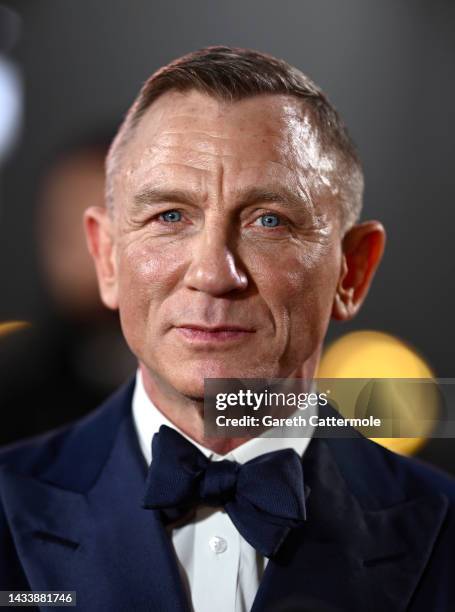 Daniel Craig attends the "Glass Onion: A Knives Out Mystery" European Premiere Closing Night Gala during the 66th BFI London Film Festival at The...