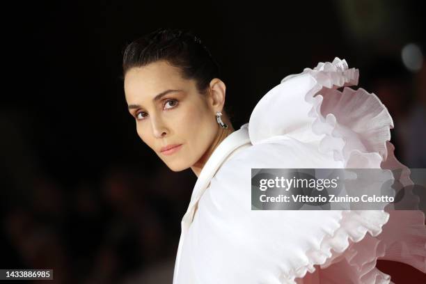 Noomi Rapace attends the red carpet for "Django - The Series" during the 17th Rome Film Festival at Auditorium Parco Della Musica on October 16, 2022...