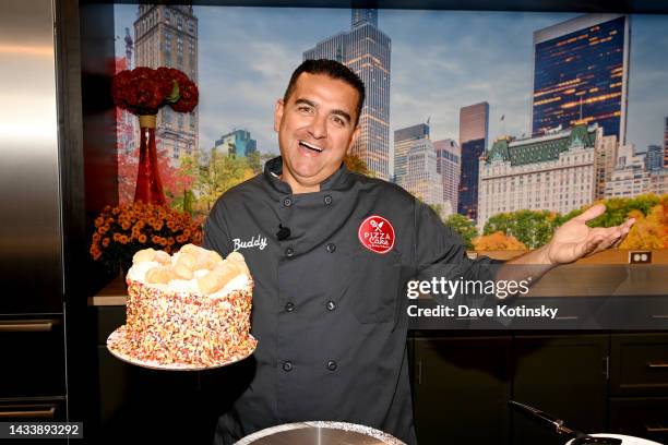 Pizza Cake is presented by Chef Buddy Valastro at the Food Network New York City Wine & Food Festival presented by Capital One - Grand Tasting...