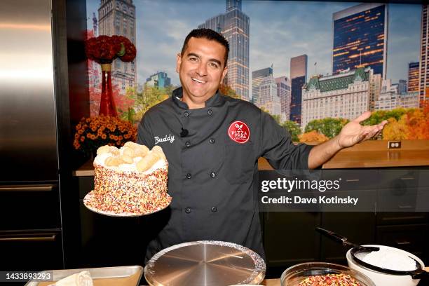 Pizza Cake is presented by Chef Buddy Valastro at the Food Network New York City Wine & Food Festival presented by Capital One - Grand Tasting...