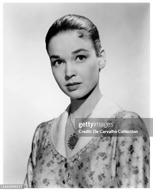 Publicity portrait of actor Kathryn Grant Crosby in the film 'Gunman’s Walk,' 1958.