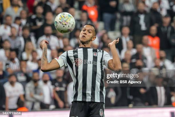 Souza of Besiktas during the Turkish Super Lig match between Besiktas and Trapzonspor at Stadion Vodafone Park on October 16, 2022 in Istanbul, Turkey