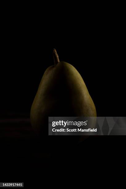 dramatic portrait of a pear - rim light portrait stock pictures, royalty-free photos & images