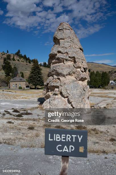 Yellowstone Postile Rocks Plateaus Of Yellowstone National Park Photos and Premium High Res ...