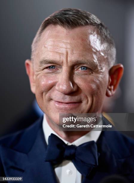Daniel Craig attends the "Glass Onion: A Knives Out Mystery" European Premiere Closing Night Gala during the 66th BFI London Film Festival at The...