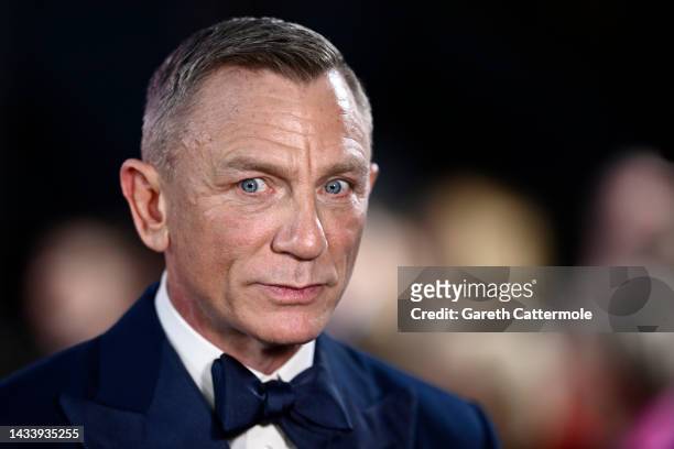 Daniel Craig attends the "Glass Onion: A Knives Out Mystery" European Premiere Closing Night Gala during the 66th BFI London Film Festival at The...