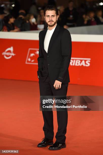 Italian actor Andrea Arcangeli at Rome Film Fest 2022. Romulus II - La Guerra Per Roma Red Carpet. Rome , october 14th, 2022