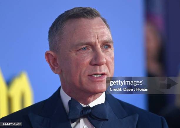 Daniel Craig attends the "Glass Onion: A Knives Out Mystery" European Premiere Closing Night Gala during the 66th BFI London Film Festival at The...
