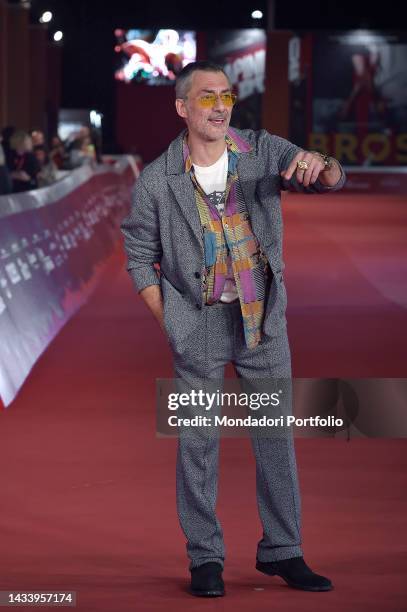 Italian actor Filippo Timi at Rome Film Fest 2022. Il Principe Di Roma Red Carpet . Rome , october 15th, 2022