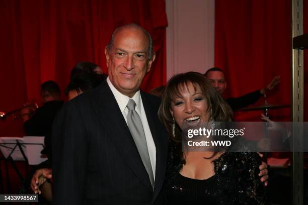 Oscar de la Renta attends Bergdorf Goodman\'s Oscar de la Renta 35th anniversary party.