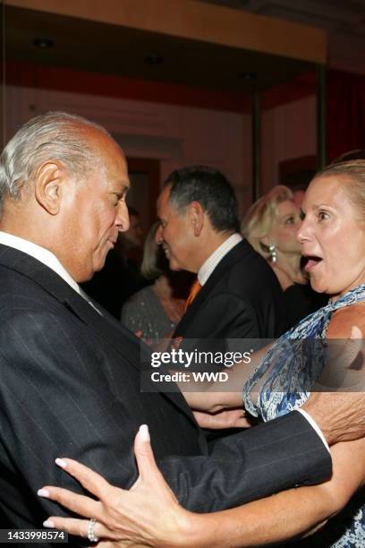 Oscar de la Renta attends Bergdorf Goodman\'s Oscar de la Renta 35th anniversary party.