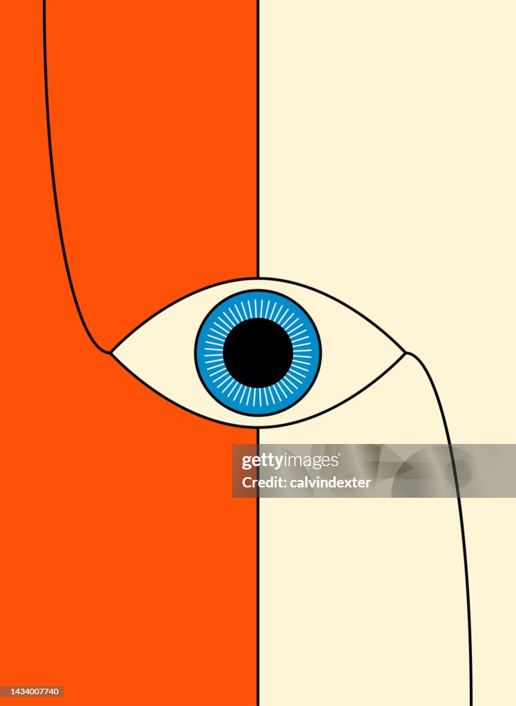 Eye poster illustration
