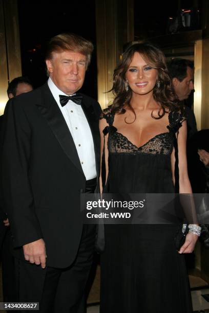 Donald Trump and Melania Trump attend Fashion Group International\'s 22nd Annual Night of Stars at Cipriani 42nd Street.