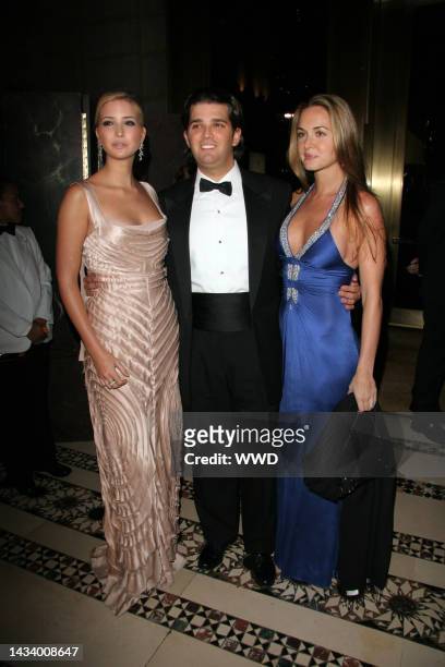 Ivanka Trump, Donald Trump Jr. And Vanessa Haydon attend Fashion Group International\'s 22nd Annual Night of Stars at Cipriani 42nd Street.