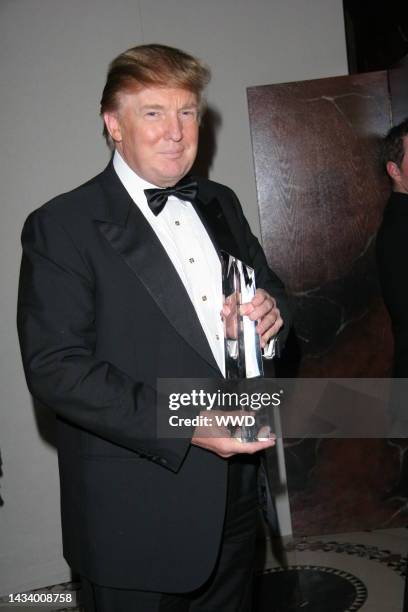 Honoree Donald Trump attends Fashion Group International\'s 22nd Annual Night of Stars at Cipriani 42nd Street.