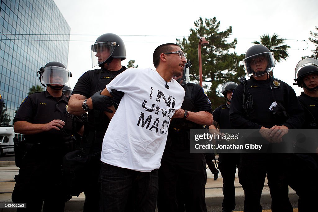 Activists Protest Arizona's Controversial Immigration Law In Phoenix