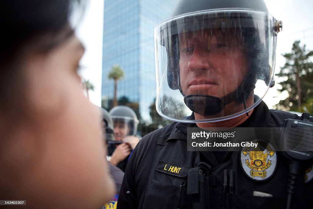 Activists Protest Arizona's Controversial Immigration Law In Phoenix