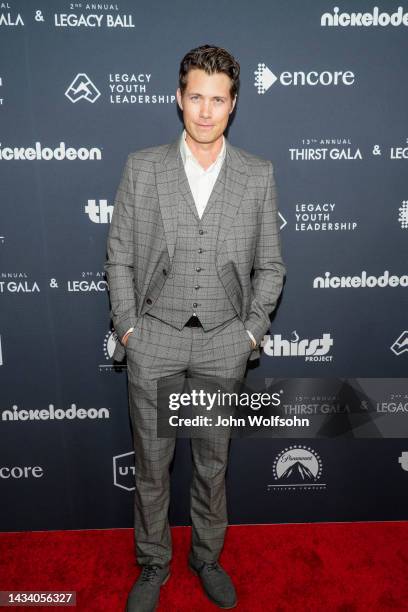 Drew Seeley attends the 13th Annual Thirst Gala & 2nd Annual Legacy Ball at The Beverly Hilton on October 15, 2022 in Beverly Hills, California.