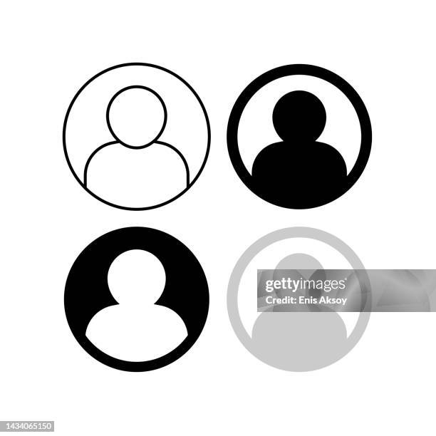 user symbol - contact us icons stock illustrations