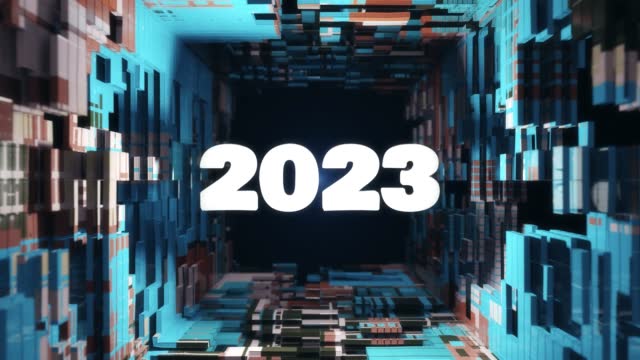 Abs 2023 year technology background