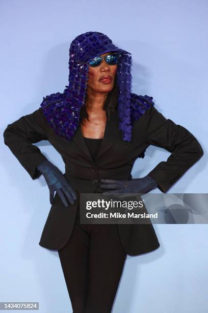 Grace Jones attends the "Glass Onion: A Knives Out Mystery" European Premiere Closing Night Gala during the 66th BFI London Film Festival at The...