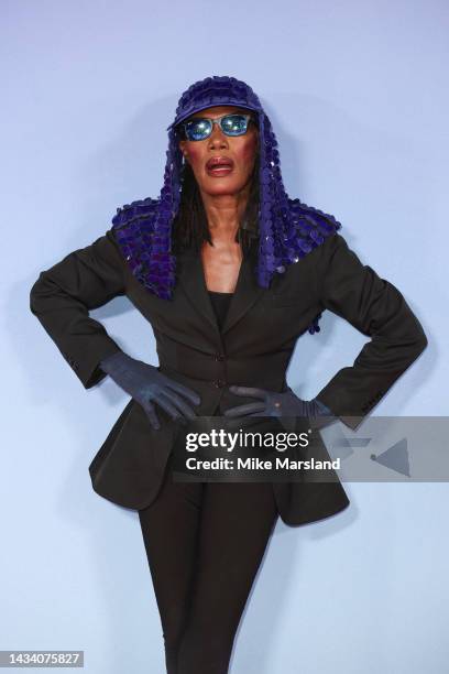 Grace Jones attends the "Glass Onion: A Knives Out Mystery" European Premiere Closing Night Gala during the 66th BFI London Film Festival at The...