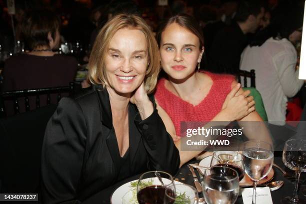 Jessica Lange, left, and Alexandra Baryshnikov attend Brooklyn Academy of Music's Next Wave Gala in Brooklyn, N.Y.