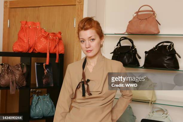Bulga designer Natalia Konovalova. Konovalova launched the handbag line in fall 2003.