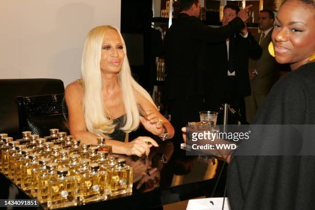 251 Donatella Versace Fragrance Launch Photos & High Res Pictures