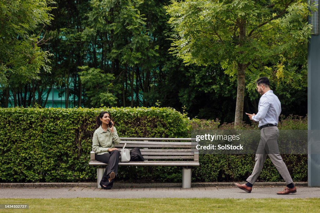 Time Out During Working Hours High-Res Stock Photo - Getty Images