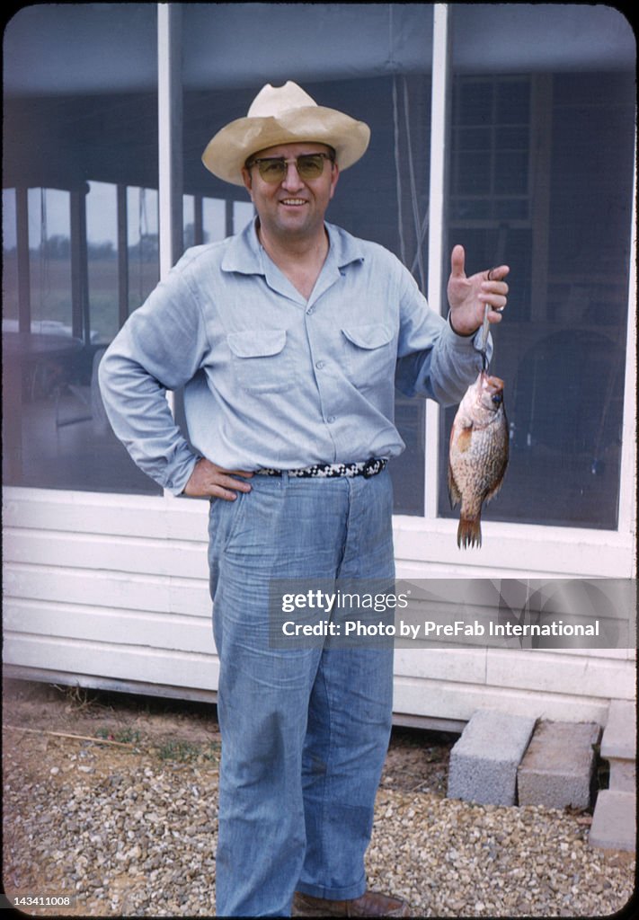 Man holding fish
