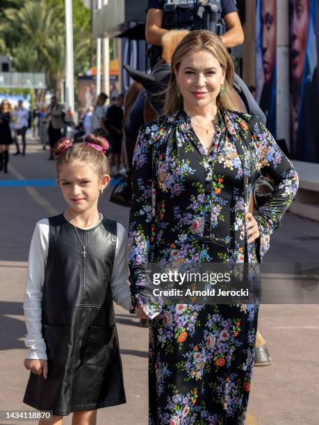 Alyssa Milano and her daughter Elizabella Dylan Bugliari attend ‘’The Hollywood Reporter Women In Global Entertainment Lunch’’ Photocall on October...