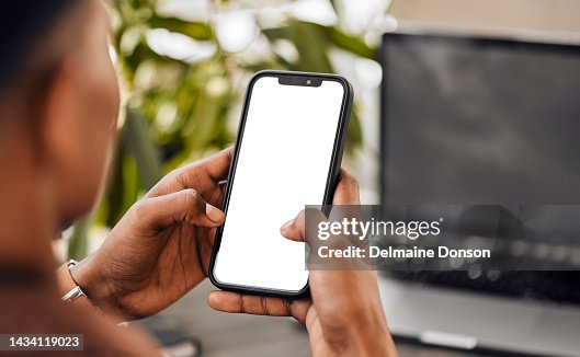 Black man, hands and phone mockup at the office for communication, social media or texting at work for business. African American male hand with mock up screen on mobile smartphone typing text or sms Black man, hands and phone mockup at the office for communication, social media or texting at work for business. African American male hand with mock up screen on mobile smartphone typing text or sms