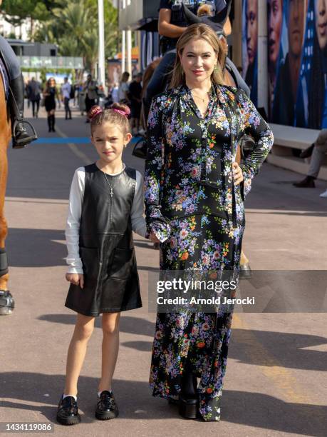 Alyssa Milano and her daughter Elizabella Dylan Bugliari attend ‘’The Hollywood Reporter Women In Global Entertainment Lunch’’ Photocall on October...