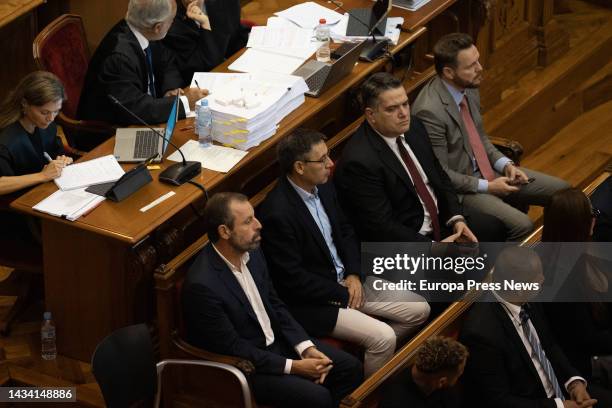 Former FB Barcelona president Sandro Rosell during the trial for the 'Neymar 2 case', at the Barcelona Court, on 17 October, 2022 in Barcelona,...